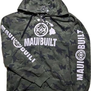 Mauibuilt Camouflage Zip Hoodie